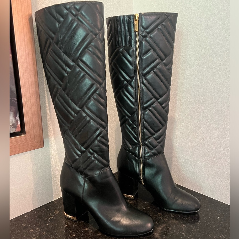 Michael Kors Black High Heel Boots